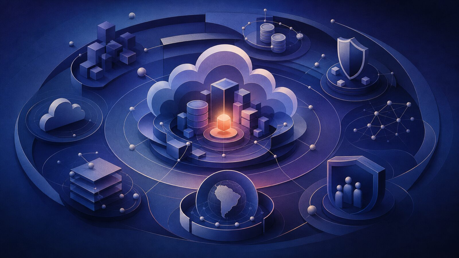 Cloud para apps nas empresas: comparativo de modelos, custo e risco