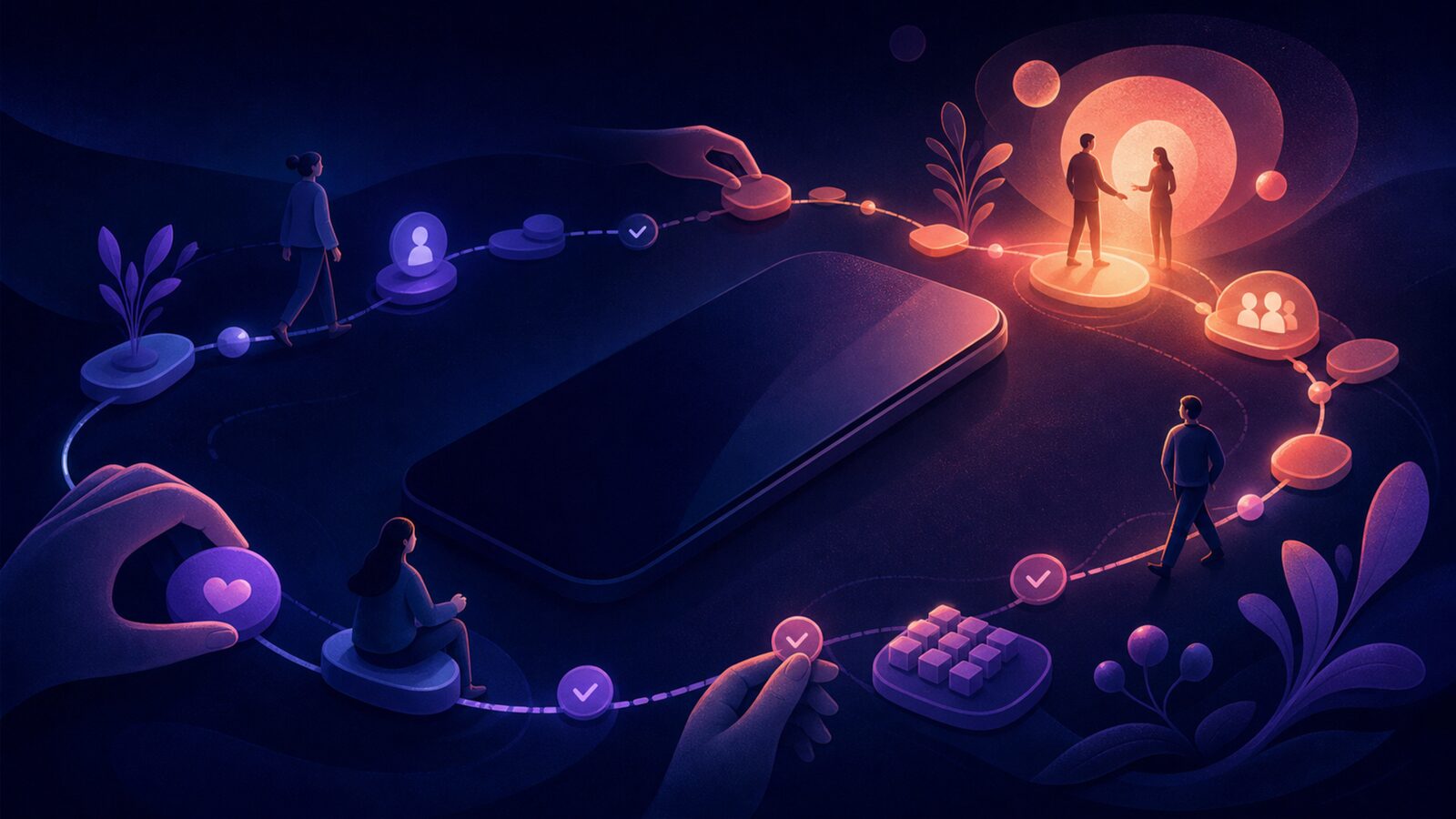 Jornada do usuário no dia a dia: a rotina que mantém o app perto de quem usa